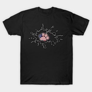 Independence Day Puppy Design T-Shirt